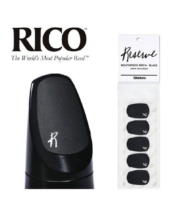 RICO RMP01B Reserve Mouthpiece Patch - .80mm, Black