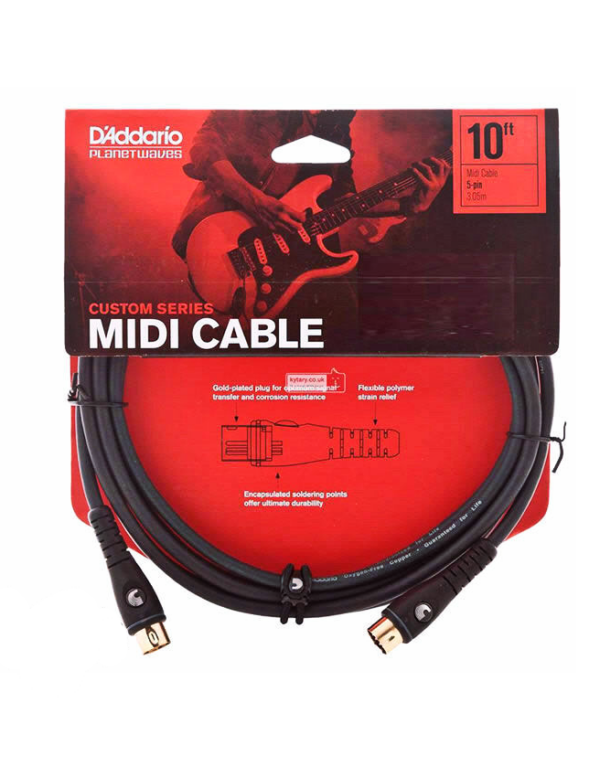 D'Addario Midi cable PW-MD-10