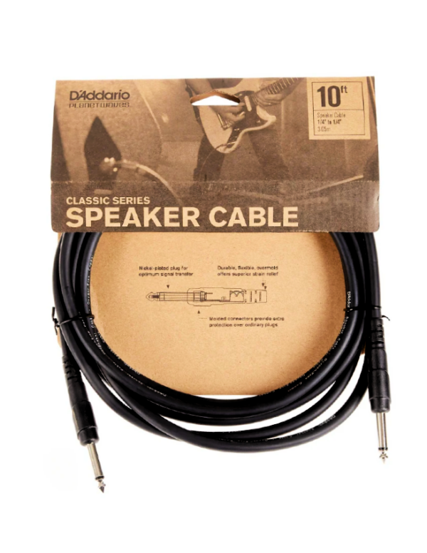 D'Addario Speaker cable 1/4"  PW-CSPK-10